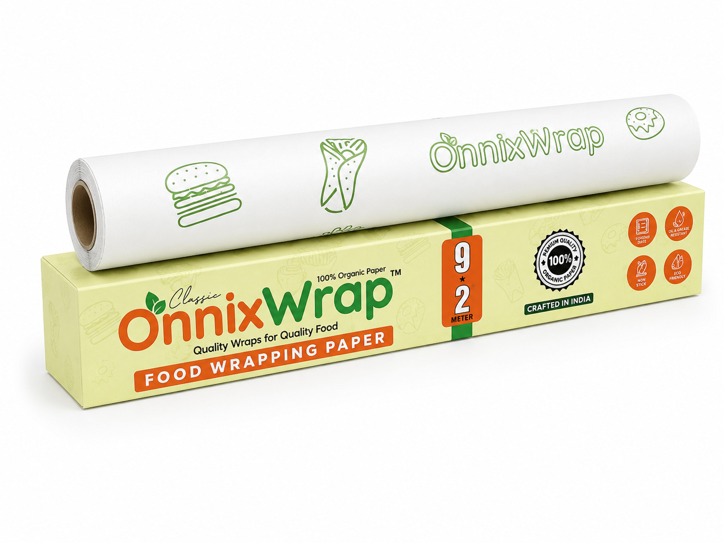 OnnixWrap Classic Food Wrapping Paper– 9+2 Meter